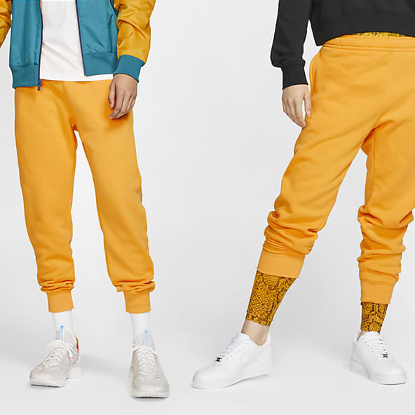 Yellow Fleece Pants. Nike